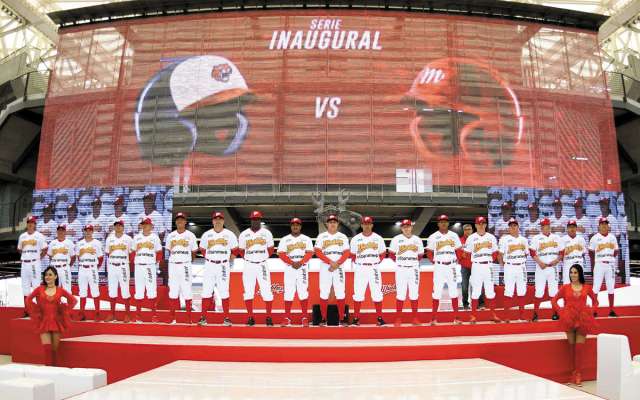 EQUIPO. Se presentó ayer a todos los integrantes de los Diablos Rojos del México. Foto: Especial