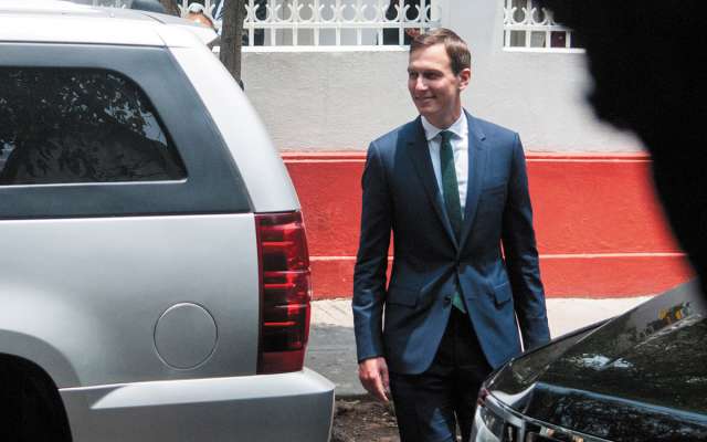 Jared Kushner tuvo un encuentro con AMLO el 13 de julio de 2018, en la casa de transición.FOTO: ESPECIAL