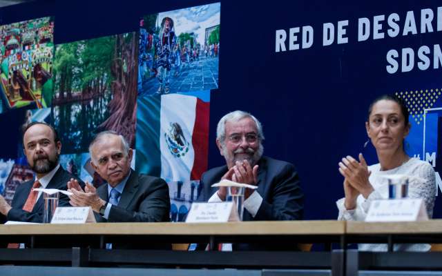 La presentación de la SDNS fue este jueves en el Palacio de Minería. Foto: Cuartoscuro