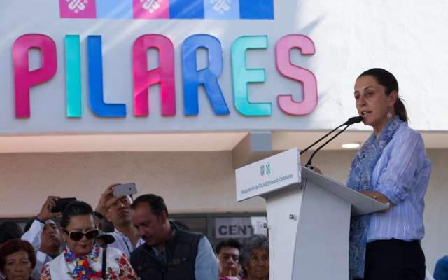 Sheinbaum entrega Pilar en Tláhuac