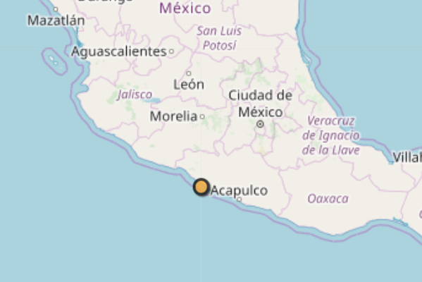 El temblor ocurrió a las 10:17 horas de este miércoles, informó el Servicio Sismológico Nacional. Foto: SSN