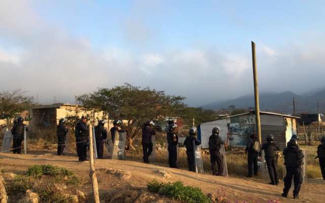 Mil elementos federales, estatales y municipales participaron en el operativo. FOTO: ESPECIAL