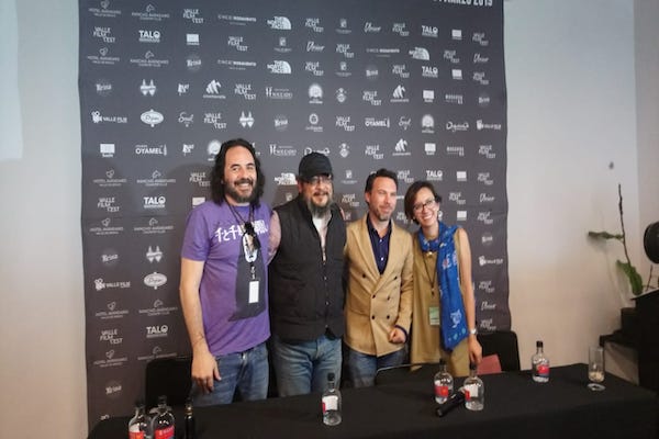 León Zimbrón participó en un panel sobre cine emergente en el Valle Film Fest. Foto: Maricela Paz