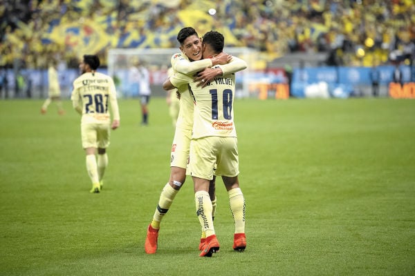 FULMINANTES. Las Águilas se dieron un festín en el Azteca. Foto: MEXSPORT