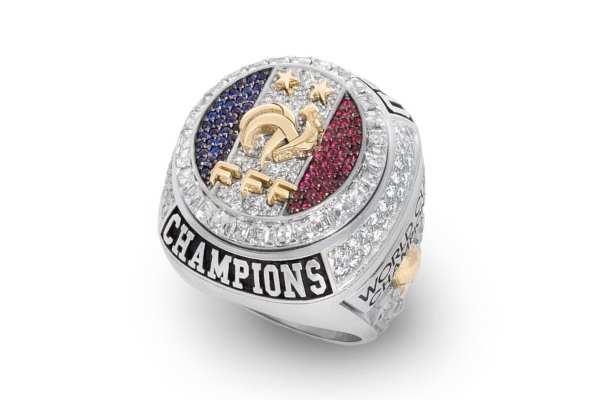 Los anillos fueron confeccionados por la casa joyera Jason of Beverly Hills. Foto: Paul Pogba