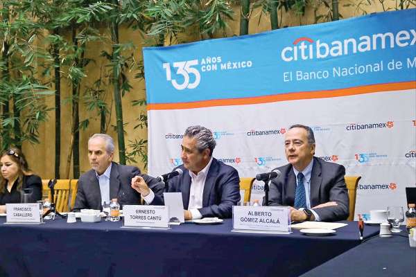 AVANCE. El director de Citibanamex, Ernesto Torres Cantú, dijo que no hay limitantes para el crédito. Foto: Nancy Balderas