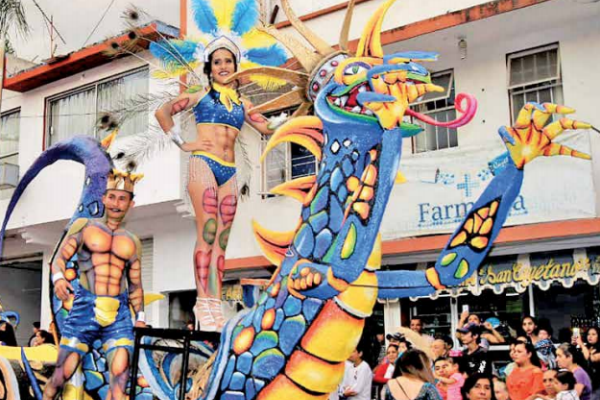 MAGIA. El carnaval es uno de los atractivos turísticos de Ixtapan de la Sal. Foto: Especial