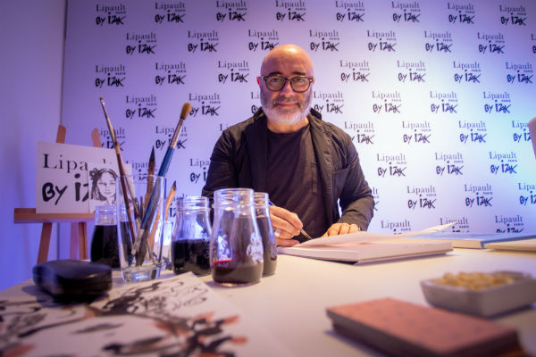 ARTISTA. Izak Zenou, en su visita a México. Foto: Yaz Rivera