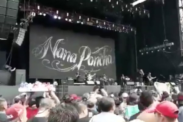 Canción tras canción se podía sentir la gran euforia que sentían los fanáticos. Foto: Twitter