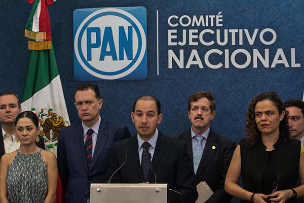 Marko Cortés, presidente del Partido Acción Nacional. FOTO: CUARTOSCURO