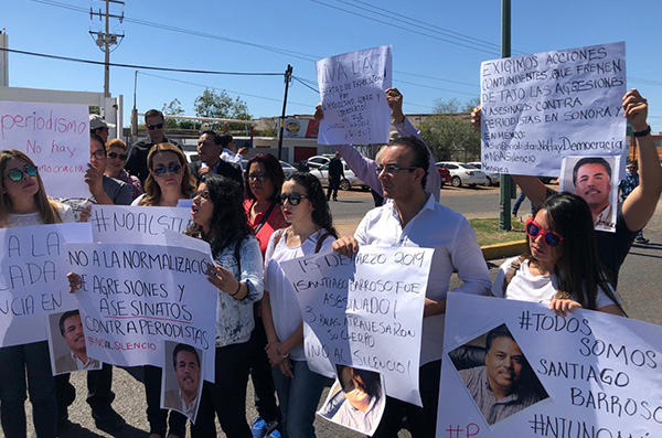 En lo que va de la administración de Andrés Manuel López Obrador se han registrado cuatro casos de amenazas y agresiones contra periodistas en Sinaloa