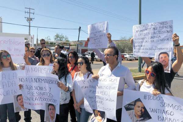 Este es el cuarto asesinato de periodistas en lo que va del año. FOTOS: ANA LIMA, KAREN BRAVO Y MARTHA DE LA TORRE