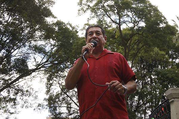 Rubén Núñez, ex dirigente de la Sección 22 de la CNTE en Oaxaca. FOTO: CUARTOSCURO