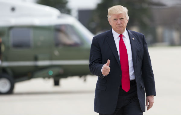 PRESIDENTE. Trump solicitó ampliar el presupuesto para el ejército estadounidense. Foto: AFP