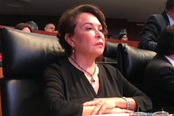 Senadora Eva Galaz. Foto: Twitter