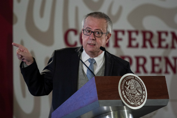 Carlos Urzúa, secretario de Hacienda ha defendido que México crecerá un 4% al final del sexenio FOTO: Cuartoscuro