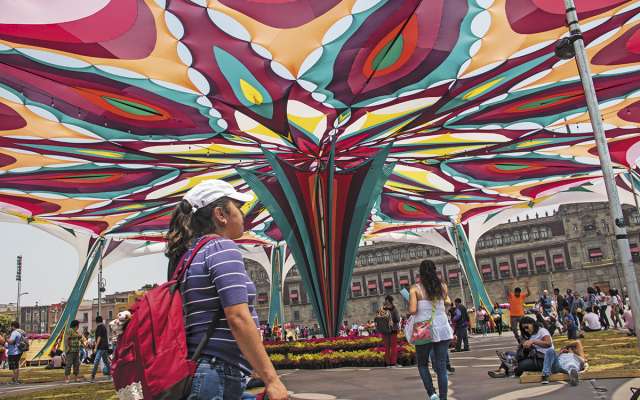KIOSCO. Algunas actividades programadas se llevarán a cabo en la plancha del Zócalo. FOTO: Cuartoscuro