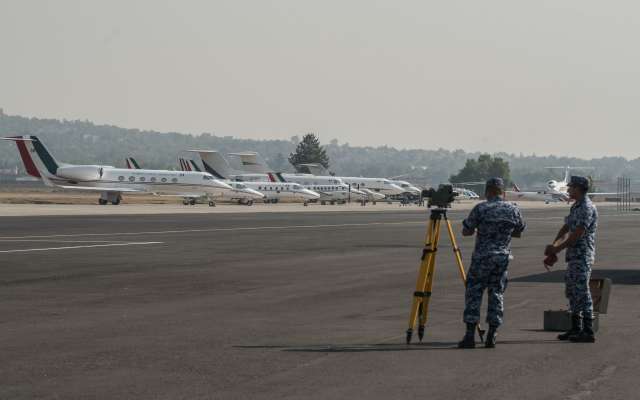 Base Aérea Número de Santa Lucía en Zumpango, Estado de México.