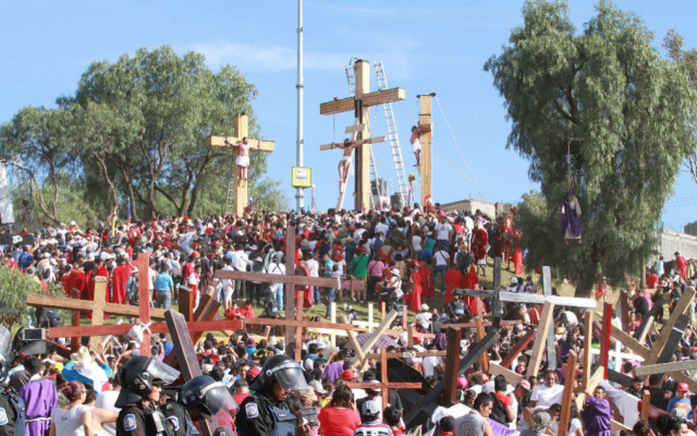 Se mantiene seguridad en toda la Ciudad de México y alcaldías donde se realizan otras representaciones y procesiones. FOTO: ESPECIAL