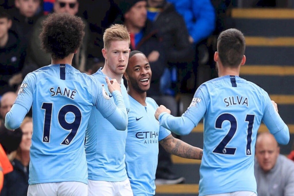 El City se llevó la victoria con doblete de Raheem Sterling y un tanto de Gabriel Jesus. Foto: @aguerosergiokun
