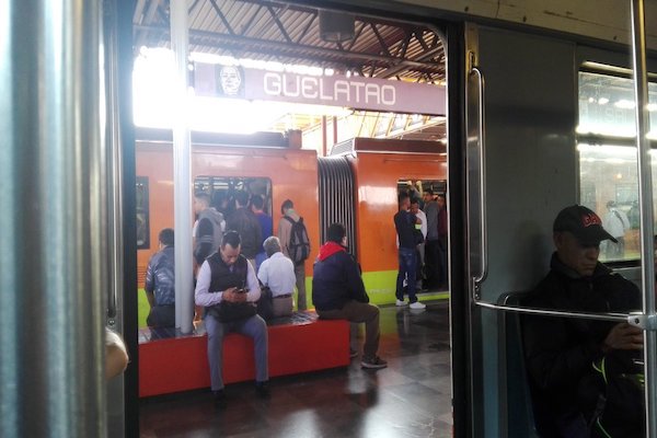 El intervalo entre trenes en la línea A del Metro es de en promedio tres minutos. Foto: Twitter