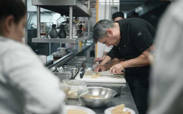Para el chef Dante, su cocina es sencilla y no trata de de descubrir el hilo negro para sorprender. Foto: Cortesía Restaurante Dante Brasa y Fuego