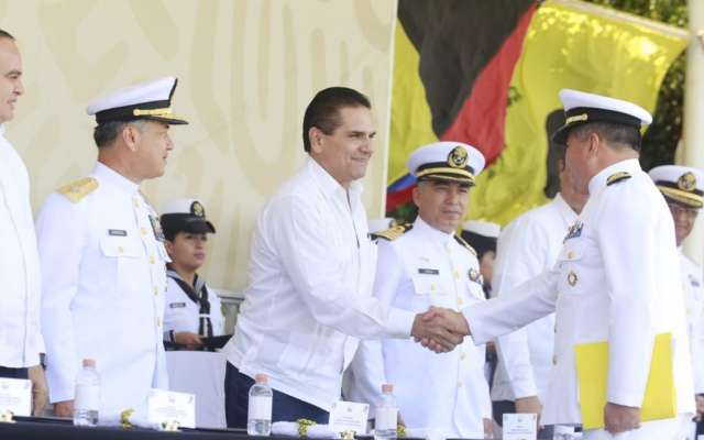 El mandatario michoacano, aseguró que el estado está listo para sumarse a la Estrategia Nacional de Seguridad. Foto: Especial