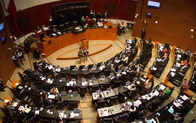 El segundo periodo extraordinario de sesiones del Senado de la república estará en funciones los días 19, 20 y 21 de junio. FOTO: CUARTOSCURO