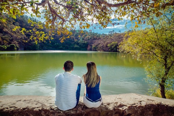 En el volcán de Teremendo se encuentra un lago cratérico que los lugareños llaman La Alberca. Foto: Sectur