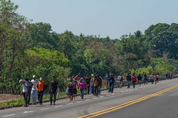 Hasta el día de hoy la caravana la integran más de 4 mil migrantes de Honduras, El Salvador, Guatemala, Nicaragua y Cuba.
Foto Cuartoscuro