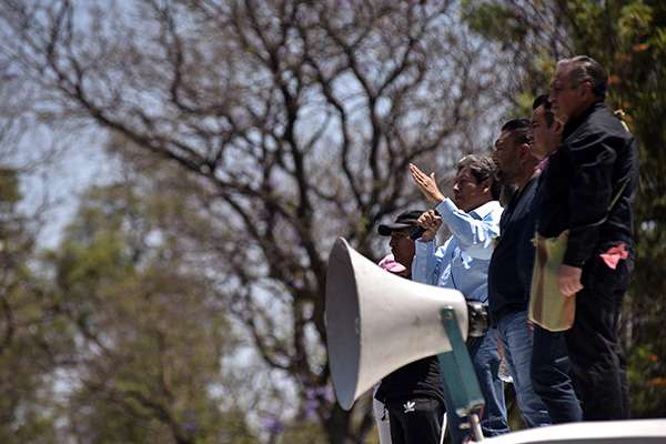 El líder de la sección 22 de la CNTE, en Oaxaca, Eloy López Hernández, dijo que