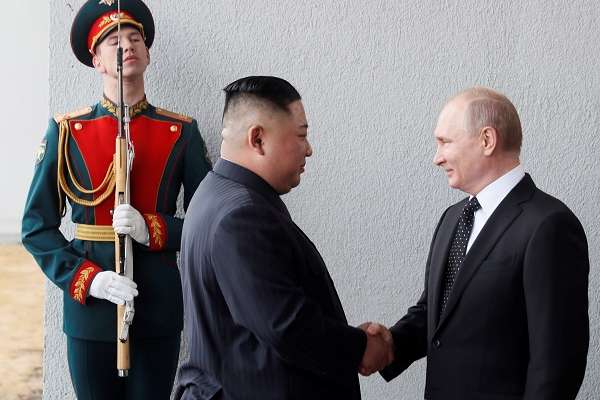 El presidente ruso expresó su deseo de que la visita de Kim