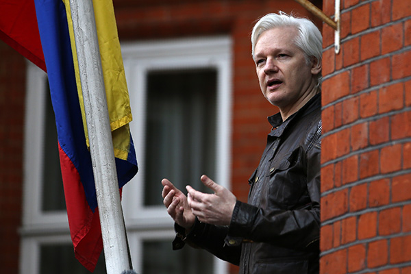 WikiLeaks tuiteó que Ecuador había actuado ilegalmente al terminar el asilo político de Assange