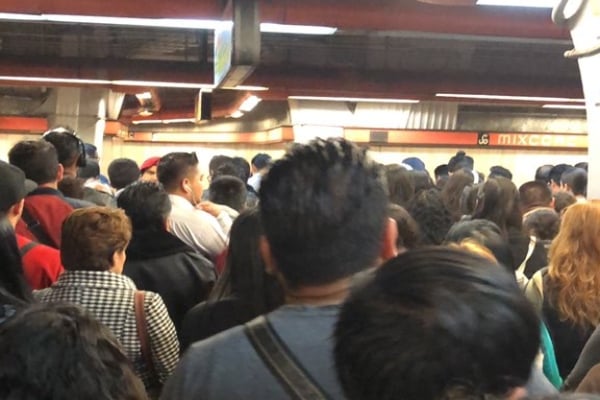 El Metro presentó el estado general de su servicio para que las personas puedan tomar previsiones. Foto:
@callopoco