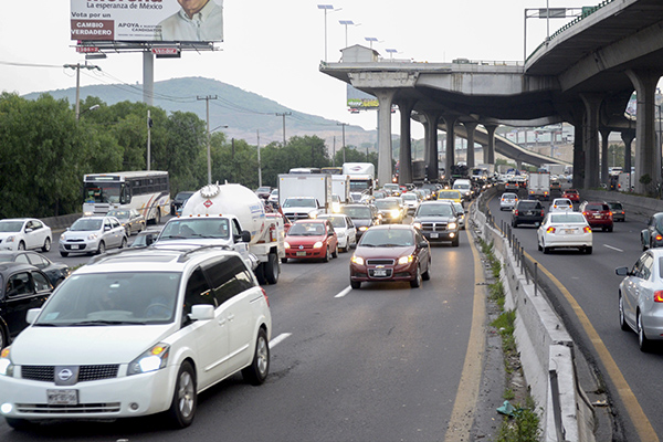 Otra vialidad transitada es la México-Cuernavaca. FOTO: CUARTOSCURO