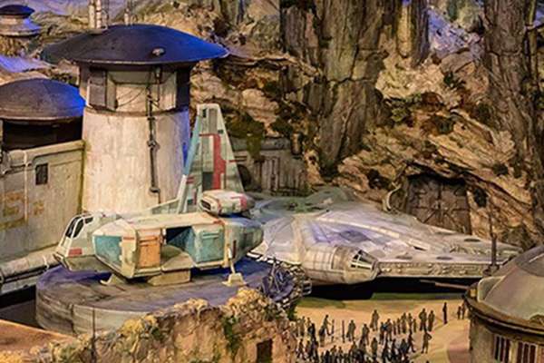 El parque abarcará casi seis hectáreas de Disneyland y representará el planeta Batuu, localizado en el borde exterior de la galaxia.