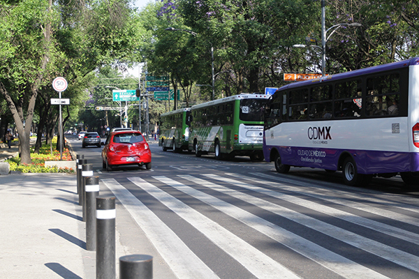El Centro de Información Vial de la Secretaría de Seguridad capitalina refirió que el cierre es desde Milán hasta Versalles. FOTO: NOTIMEX