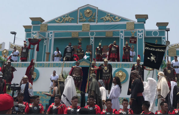 dos millones 126 mil personas asistieron a la Alcaldía de Iztapalapa para presenciar el viacrucis. FOTO: ESPECIAL