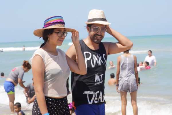 Los turistas invitaron a las personas a visitar Tamaulipas. Foto: Especial