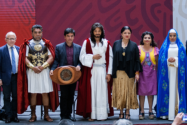 El Viernes Santo se realizará en Iztapalapa el tradicional viacrucis. FOTO: CUARTOSCURO
