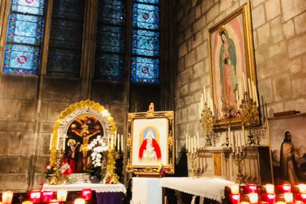 La capilla dedicada a la