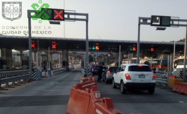 Alertan por congestionamiento vial en la zona: Foto: @OVIALCDMX