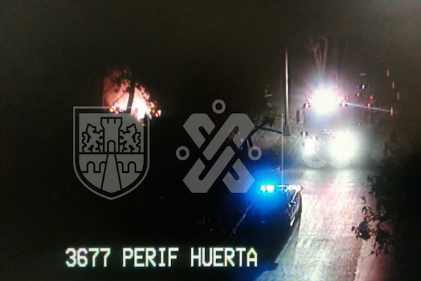 Incendio en Xochimilco