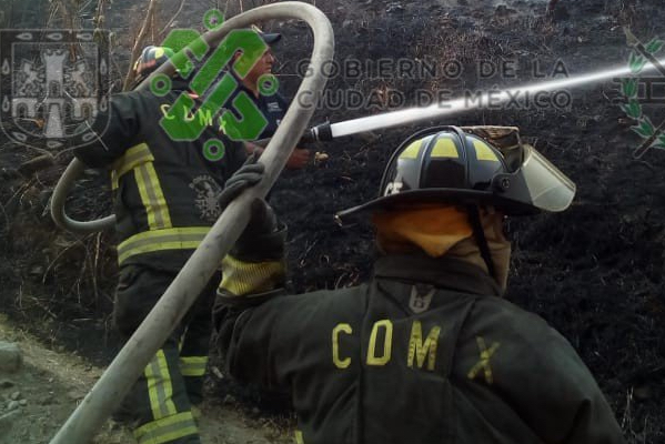 Incendio en pastizal GAM