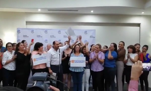 El diputado federal señaló que de casi 350 estancias qué hay en Sinaloa, más de la mitad se sumó, y son las que ahora serán beneficiadas. Foto: Especial
