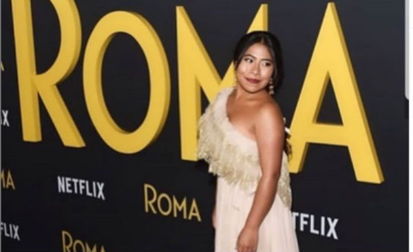 La protagonista de la película Roma fue presentadora de una entrega de premios. FOTO: ESPECIAL