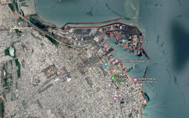 La ampliación del Puerto
de Veracruz
comenzó en
2014.FOTO: ESPECIAL