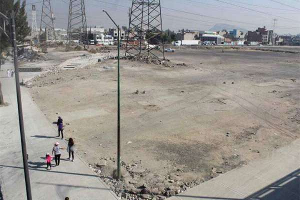 Iztapalapa es una de las alcaldías con menos áreas verdes; en la imagen, el predio conocido como Las Torres. Foto: Especial