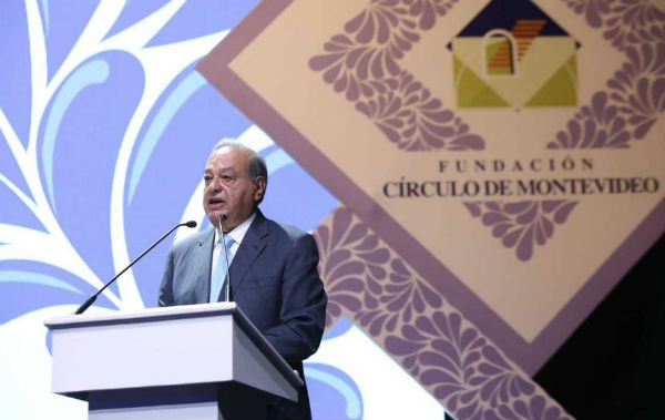 El empresario mexicano Carlos Slim acudió a la Edición 25 de la Reunión Plenaria de la Fundación Círculo de Montevideo.
Foto: Especial