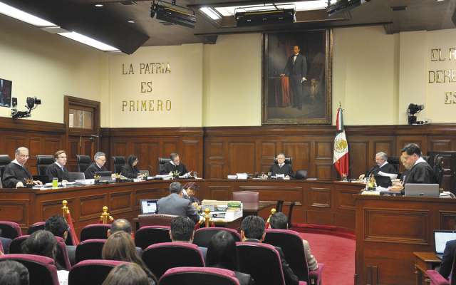 La discusión en el Pleno de la SCJN se mantiene con diversidad de opiniones. Foto: Especial
